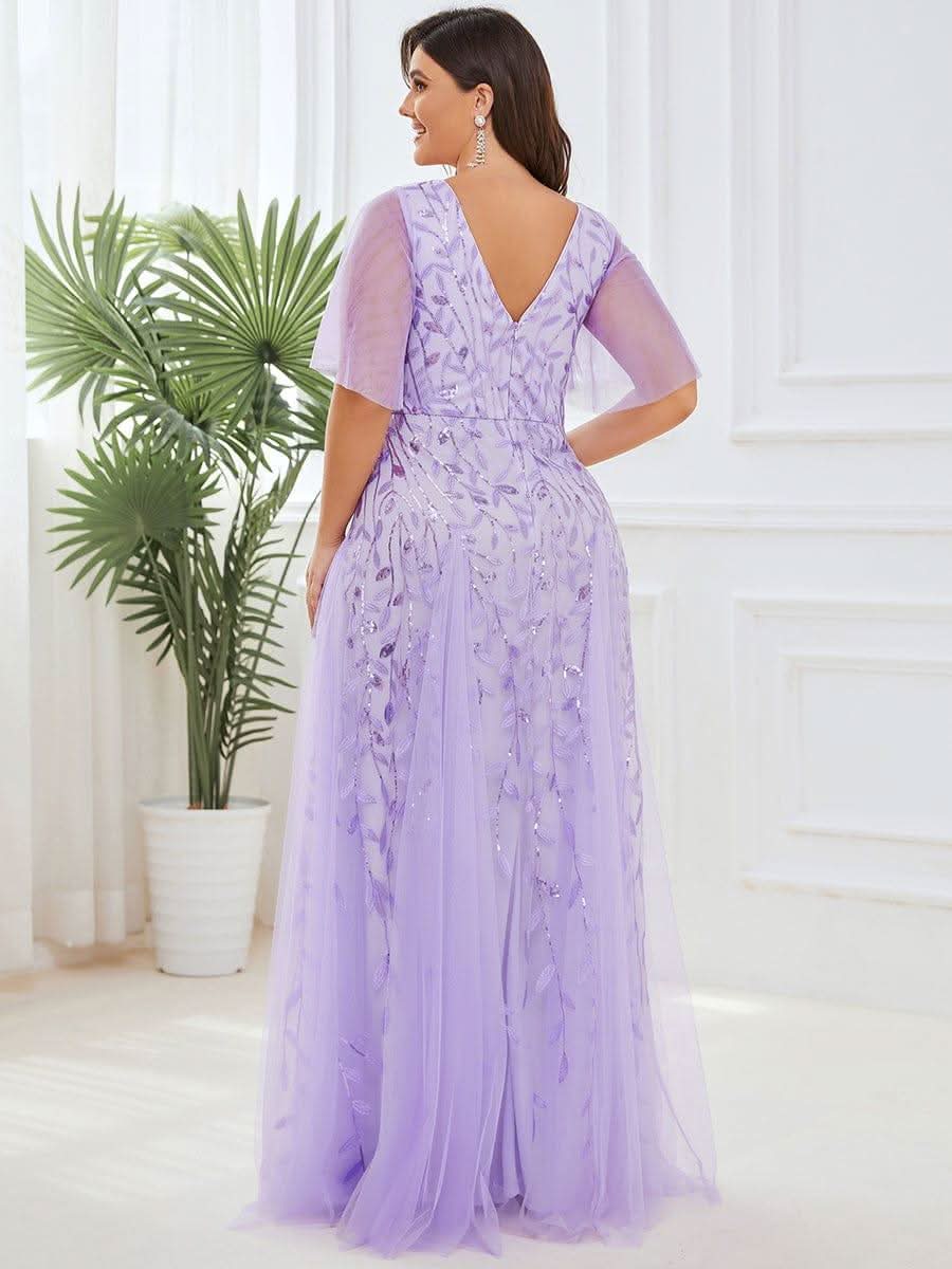 Top Picks Lilac & Lavender Bridesmaid Gowns #style_EE00736LV
