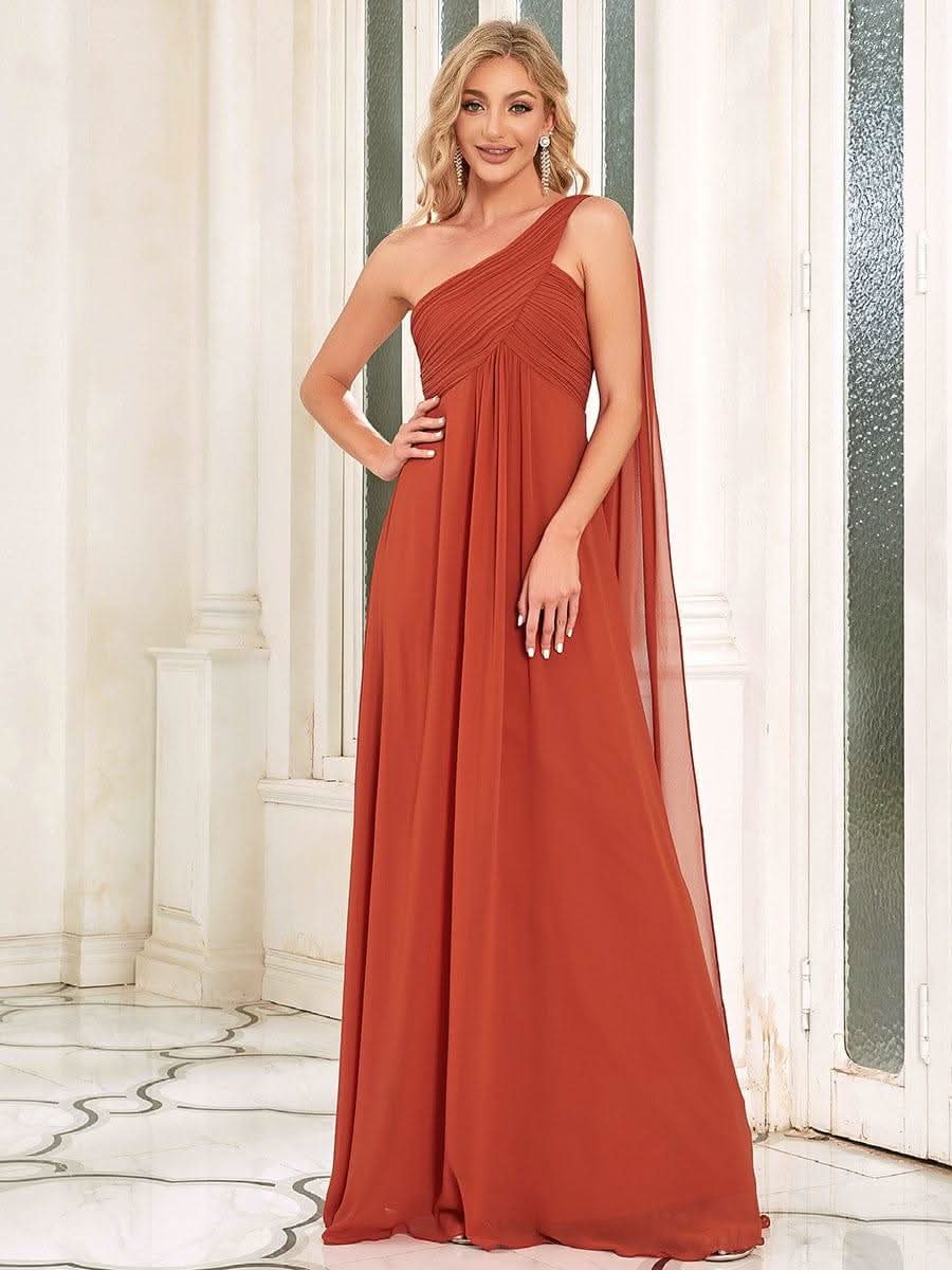 Ever-Pretty Chiffon Swatch #Color_Burnt Orange