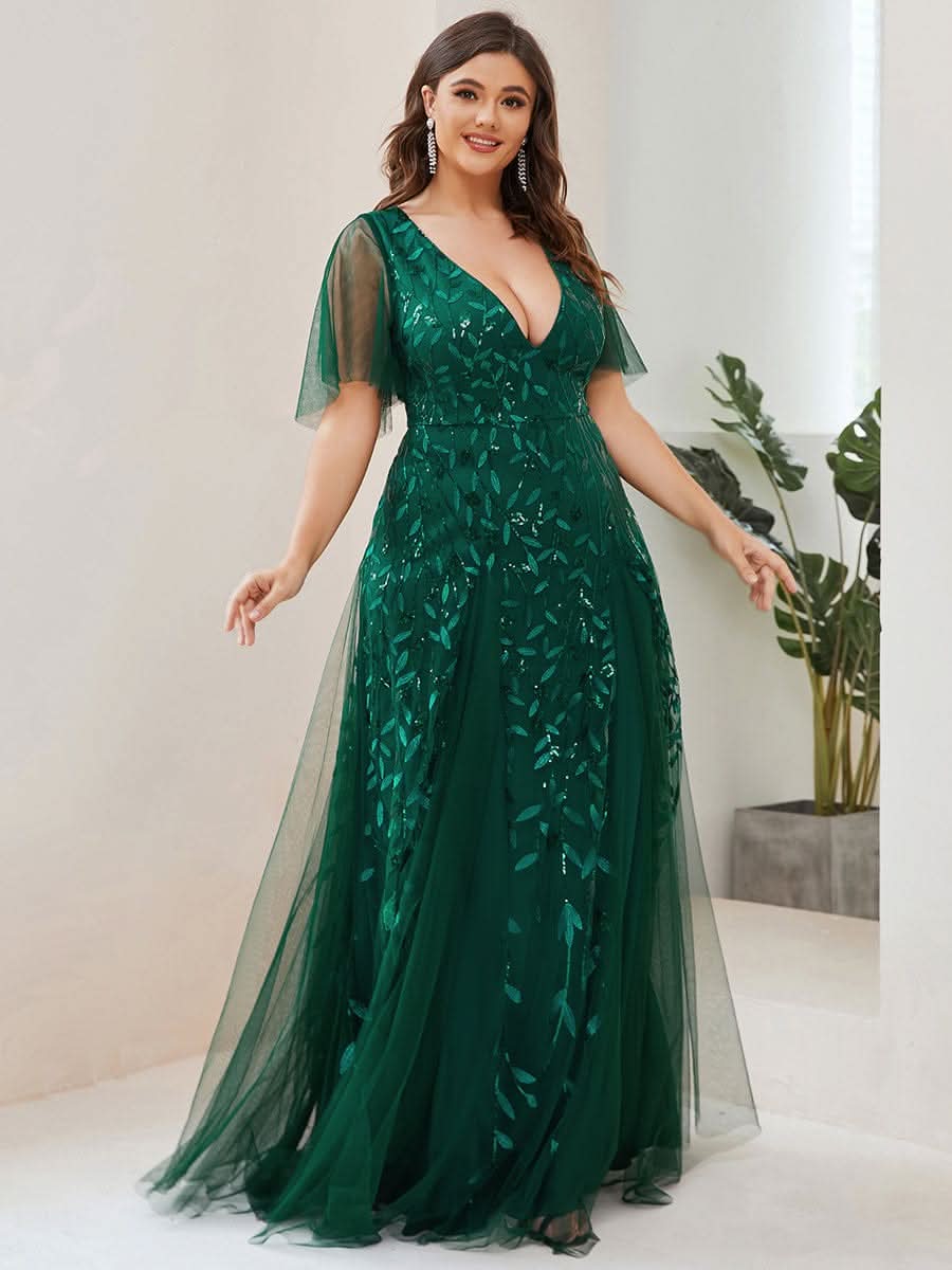 Top Picks Green Formal Dresses #style_EE00736DG