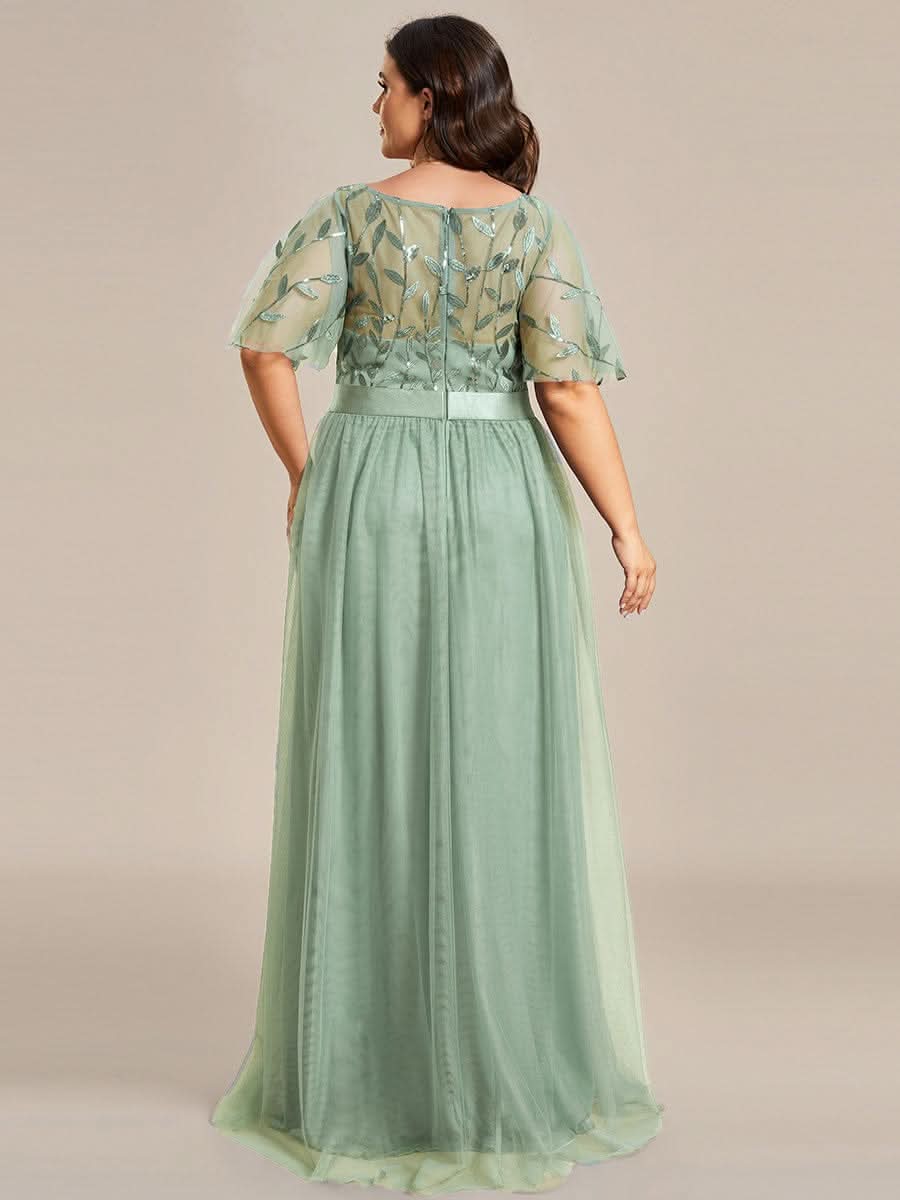 Top Picks Green Formal Dresses #style_EP00904MG