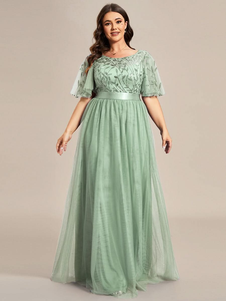 Top Picks Green Formal Dresses #style_EP00904MG