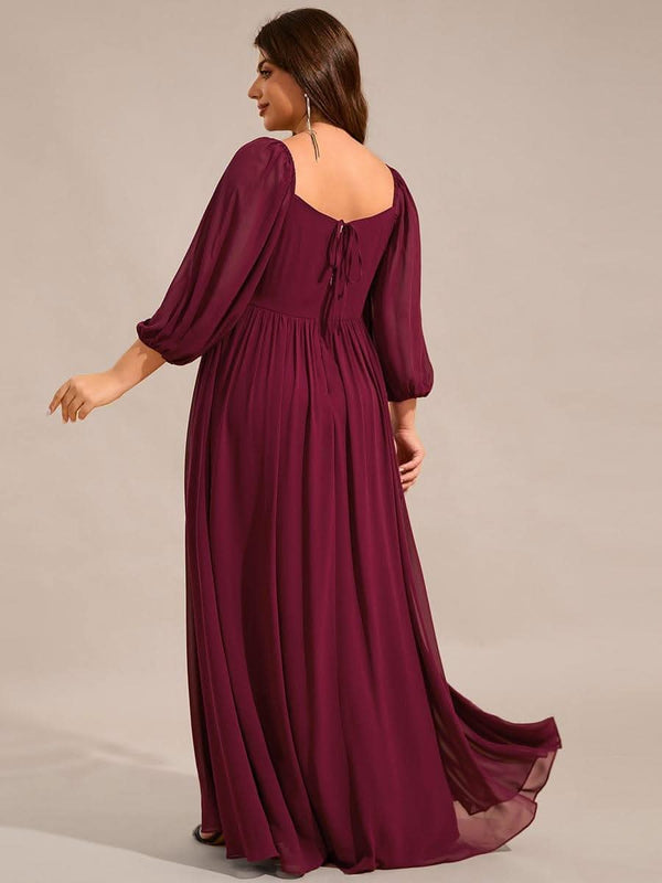 ever OAKLYN|Sweetheart Neckline 3/4 Sleeve Chiffon Bridesmaid Dress