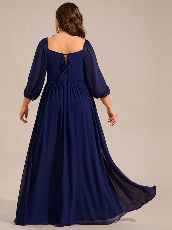 ever OAKLYN|Sweetheart Neckline 3/4 Sleeve Chiffon Bridesmaid Dress